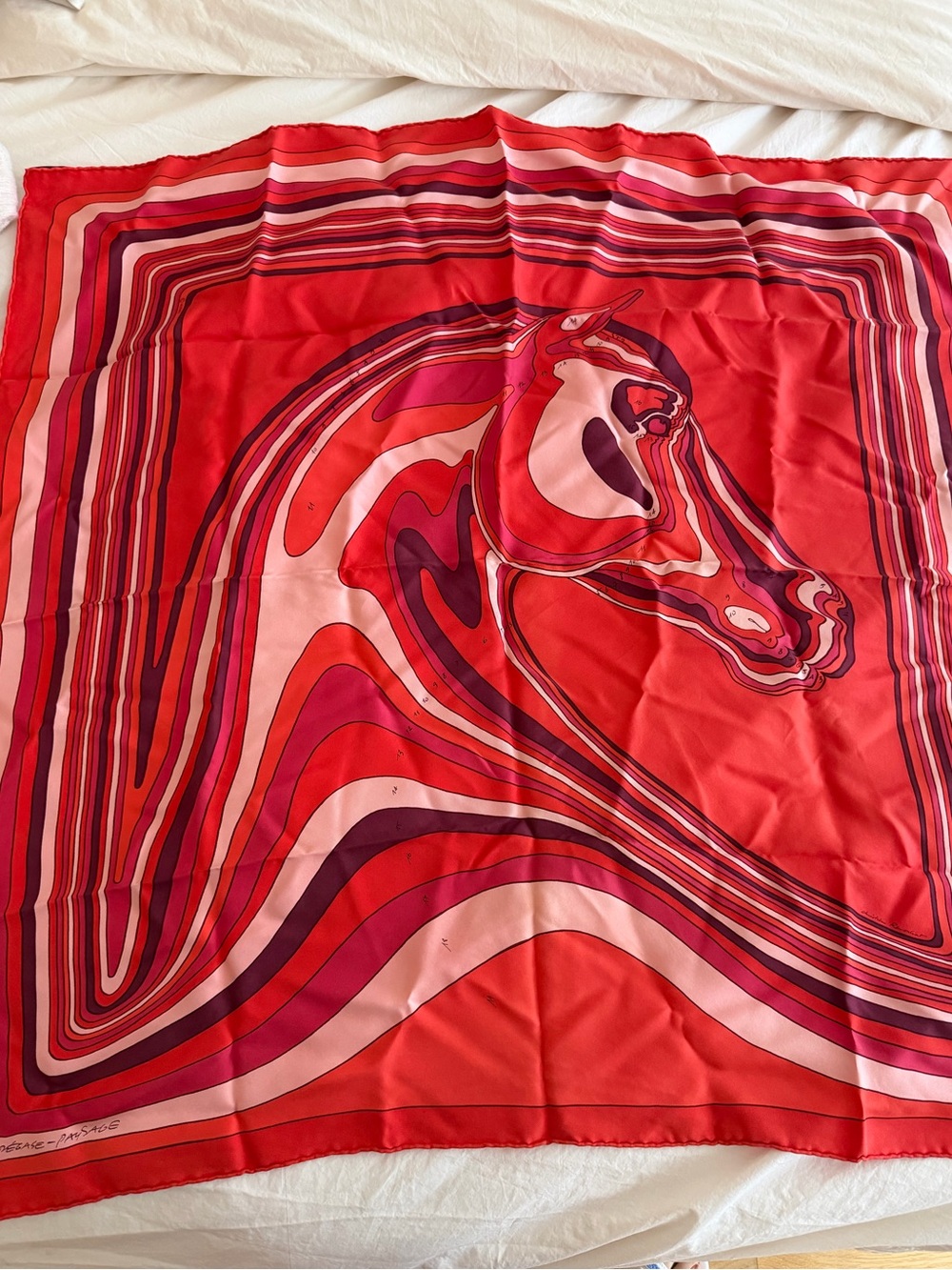 Hermes Pegase Paysage 90cm Silk Scarf New